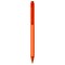 Penna con inchiostro gel in plastica soft touch arancione personalizzata B11299A