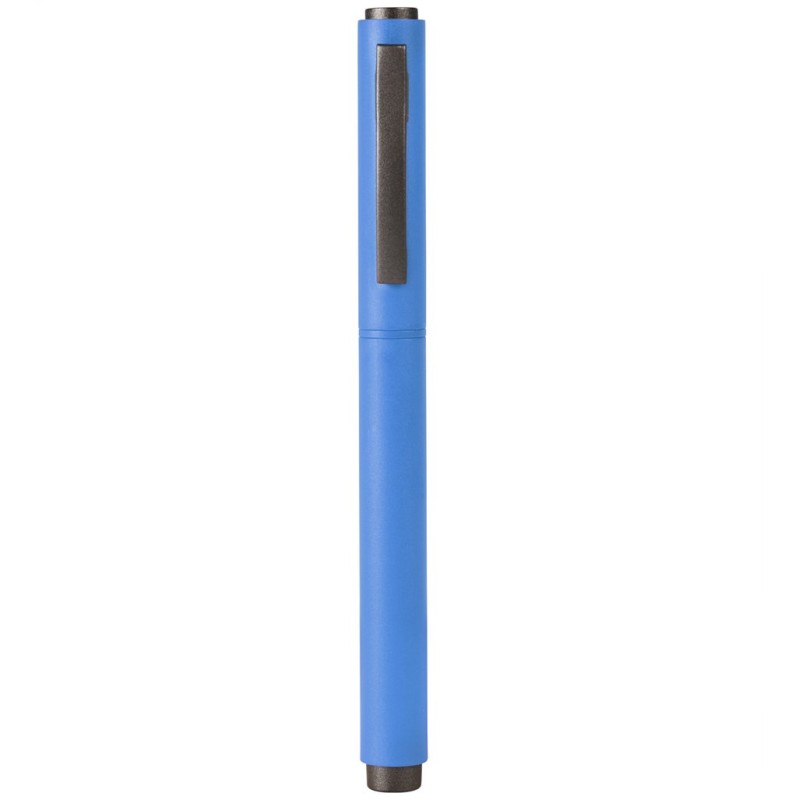 Penna con inchiostro gel in rpet e metallo blu sky personalizzata B11298SK