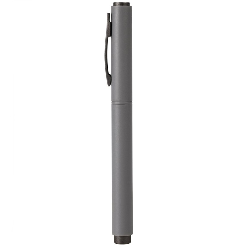 Penna con inchiostro gel in rpet e metallo grigia personalizzata B11298GR