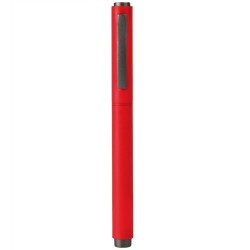 Penna con inchiostro gel in rpet e metallo rossa personalizzata B11298R