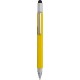 Penna multifunzione in metallo gialla personalizzata B11144G