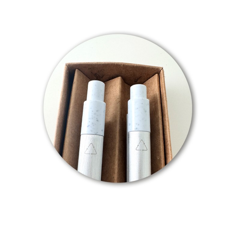 Set scrittura in alluminio riciclato personalizzato B11837