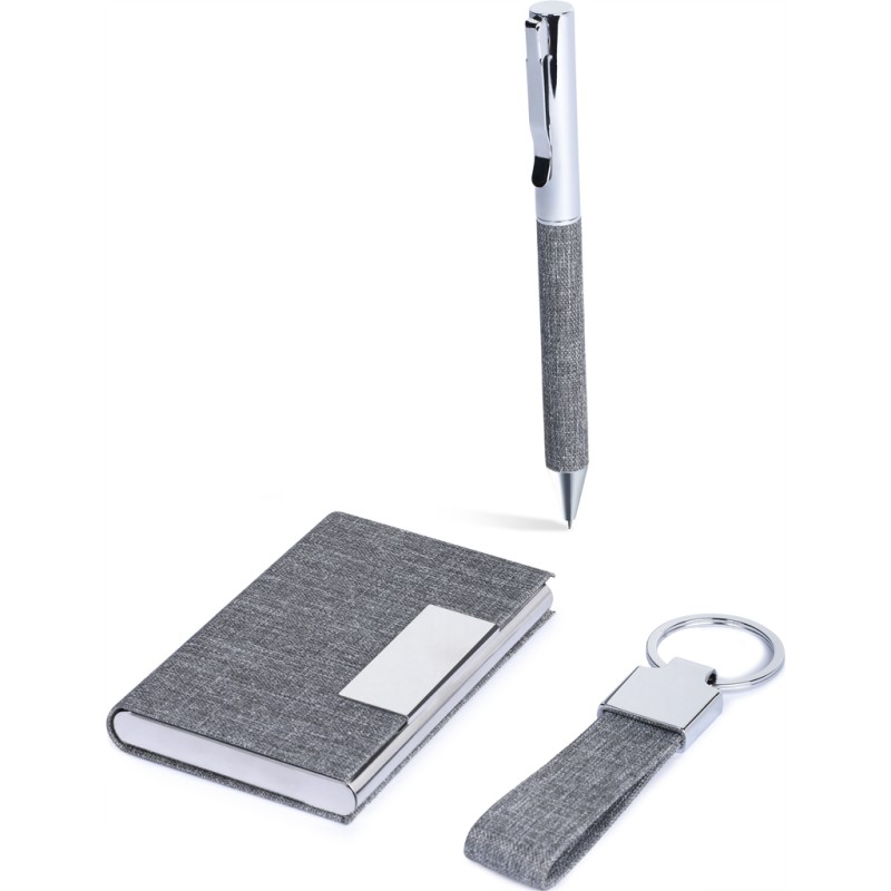 Set scrittura in metallo e rpet personalizzato B11807