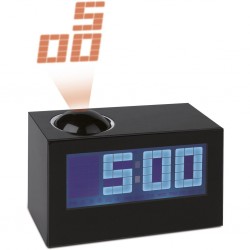 Sveglia da tavolo con proiettore in plastica personalizzato C12333 Sveglia da tavolo con proiettore in plastica personalizzato C12333