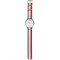 Orologio analogico personalizzabile in metallo e nylon personalizzato D10015