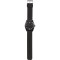 Orologio analogico personalizzabile in metallo e silicone nero personalizzato D10076N