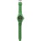 Orologio analogico personalizzabile in plastica e silicone verde personalizzato D10079V