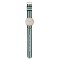 Orologio analogico personalizzabile in metallo e nylon blu navy/bianco personalizzato D10016NY/B