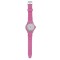 Orologio analogico personalizzabile in plastica e silicone rosa personalizzato D10082RS