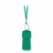 Astuccio appendibile da collo in cotone verde personalizzato E14109V