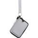 Astuccio appendibile in neoprene e poliestere grigio personalizzato E14071GR