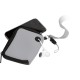 Astuccio appendibile in neoprene e poliestere grigio personalizzato E14071GR