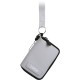 Astuccio appendibile in neoprene e poliestere grigio personalizzato E14071GR
