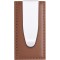 Clip ferma banconote  in metallo e pvc marrone personalizzato E14142M