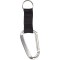 Moschettone in alluminio grigio personalizzato E14068GR