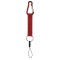 Moschettone in alluminio rosso personalizzato E14069R
