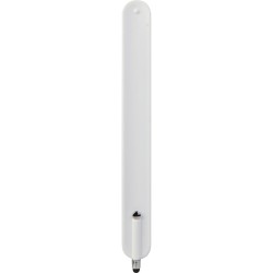 Bracciale autoavvolgente con touch screen in metallo e silicone bianco personalizzato E14081B