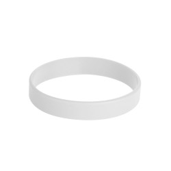 Braccialetto in silicone bianco personalizzato E14099B