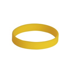 Braccialetto in silicone giallo personalizzato E14099G