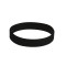 Braccialetto in silicone nero personalizzato E14099N