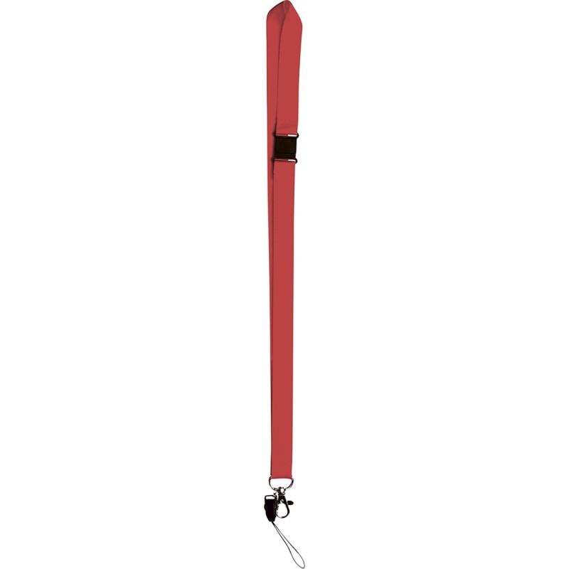 Porta badge in nylon rosso personalizzato E14102R