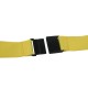 Porta badge in poliestere giallo personalizzato E14105G