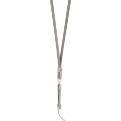 Porta cellulare da collo in pelle grigio personalizzato E14127GR Porta cellulare da collo in pelle grigio personalizzato E14127GR