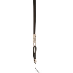 Porta cellulare da collo in pelle nero personalizzato E14127N Porta cellulare da collo in pelle nero personalizzato E14127N