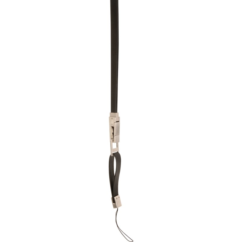 Porta cellulare da collo in pelle nero personalizzato E14127N Porta cellulare da collo in pelle nero personalizzato E14127N