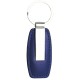 Portachiavi in metallo e pvc blu royal personalizzato E14130BL
