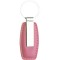 Portachiavi in metallo e pvc rosa personalizzato E14130RS