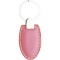 Portachiavi in metallo e pvc rosa personalizzato E14131RS