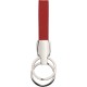 Portachiavi in metallo e pvc rosso personalizzato E14137R