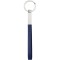 Portachiavi in metallo e pvc blu royal personalizzato E14138BL