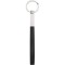 Portachiavi in metallo e pvc nero personalizzato E14138N