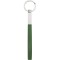 Portachiavi in metallo e pvc verde personalizzato E14138V