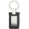 Portachiavi in metallo e pvc nero personalizzato E14139N