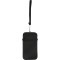 Astuccio appendibile da collo in neoprene nero personalizzato E14181N