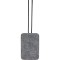 Astuccio appendibile da collo in feltro grigio personalizzato E14182GR