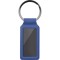 Portachiavi in pu e acciaio blu royal personalizzato E14214BL
