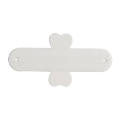 Supporto per cellulare in metallo e silicone bianco personalizzato E14230B