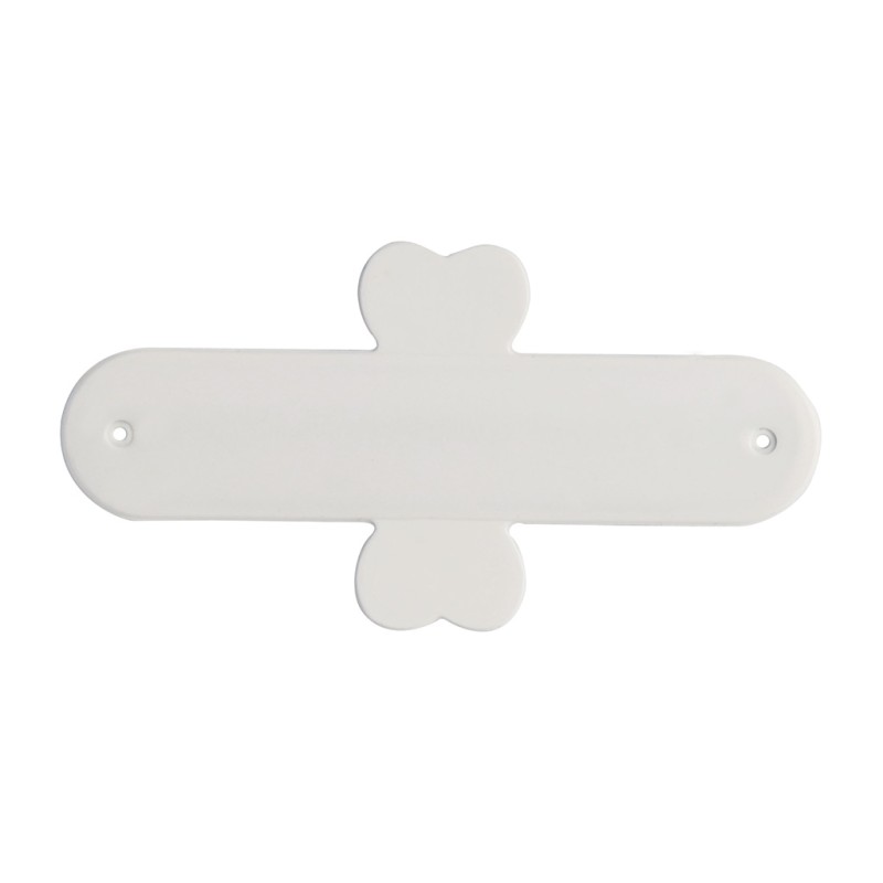 Supporto per cellulare in metallo e silicone bianco personalizzato E14230B