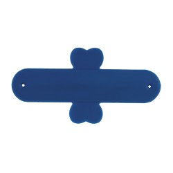 Supporto per cellulare in metallo e silicone blu royal personalizzato E14230BL