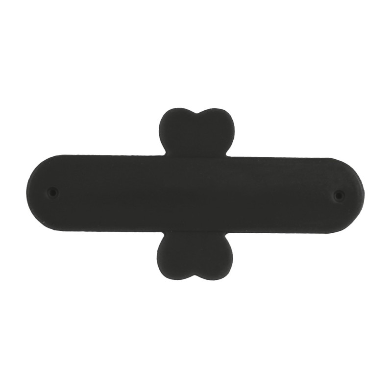 Supporto per cellulare in metallo e silicone nero personalizzato E14230N