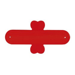 Supporto per cellulare in metallo e silicone rosso personalizzato E14230R