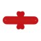 Supporto per cellulare in metallo e silicone rosso personalizzato E14230R