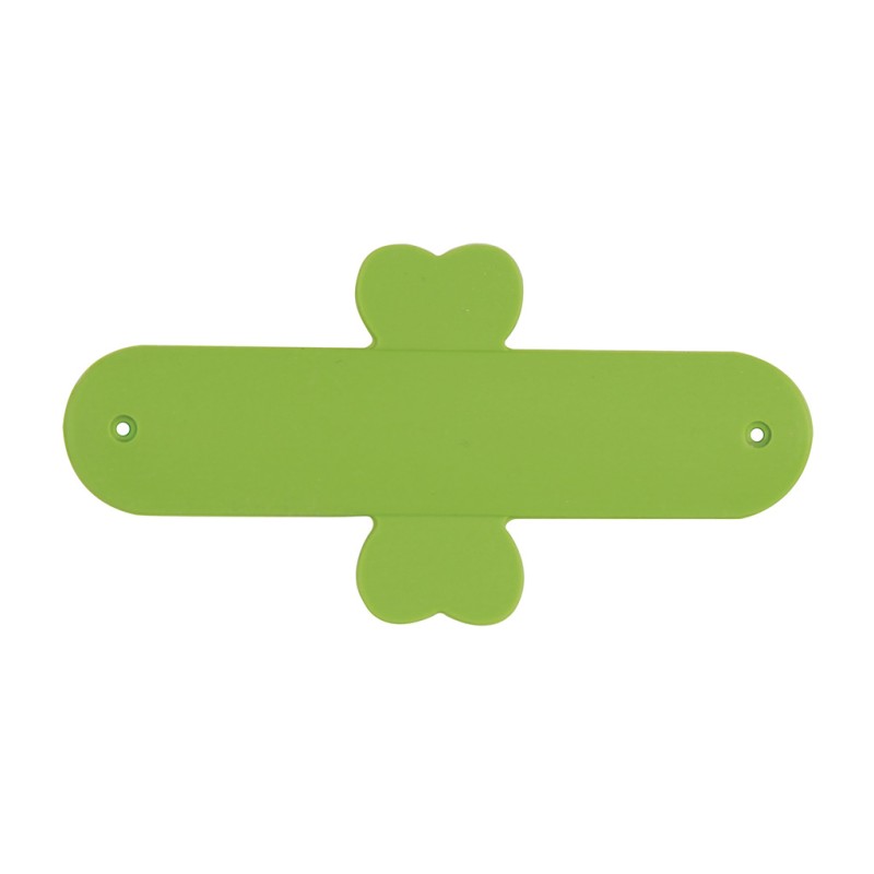 Supporto per cellulare in metallo e silicone verde personalizzato E14230V