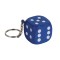 Portachiavi antistress in pu blu royal personalizzato E14236BL