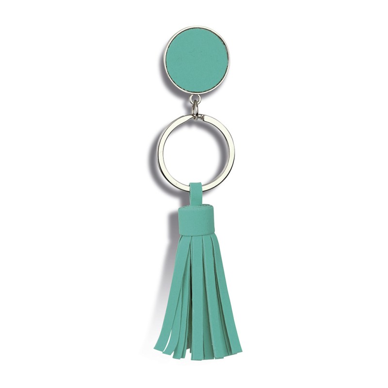 Portachiavi in metallo verde personalizzato E14243V Portachiavi in metallo verde personalizzato E14243V