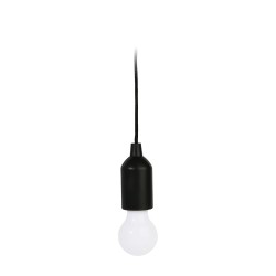 Lampada ad un led in plastica e poliestere nera personalizzata E14247N Lampada ad un led in plastica e poliestere nera personalizzata E14247N